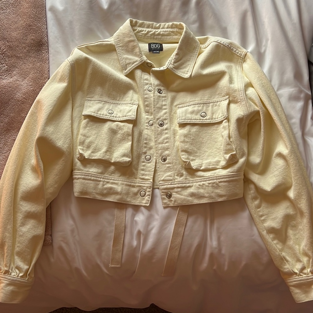 urban outfitters yellow jacket